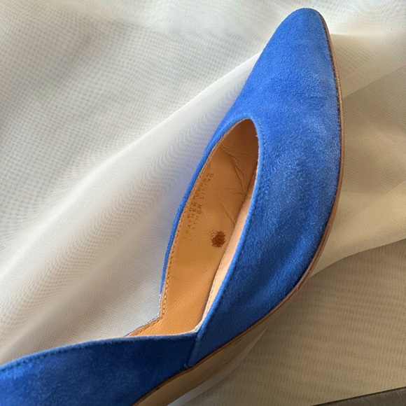 J. Crew | Colette D’Orsay Suede Kitten Heels in Tidewater size 6.5 - Picture 9 of 9